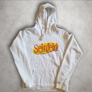 Seinfeld White Hoodie Adult Pullover Sweatshirt